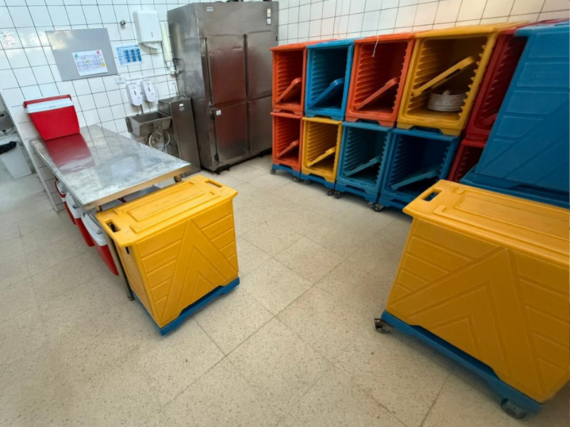 Armazenamento organizado de insumos